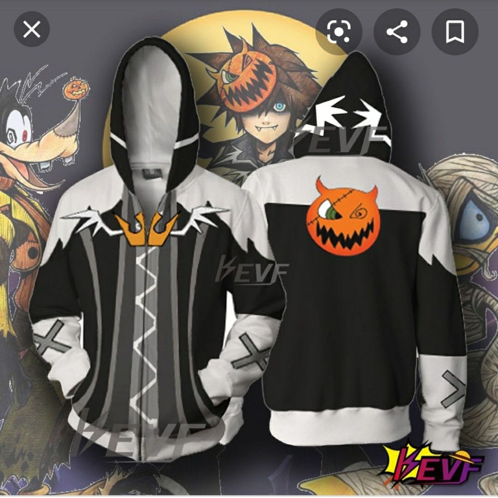 Sora Halloween Town Hoodie kingdom hearts